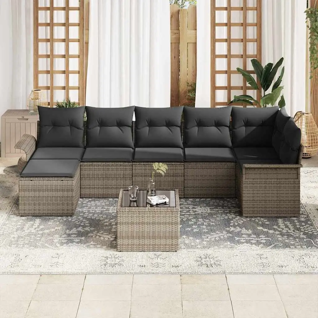 8-Piece Modular Garden Sofa Set