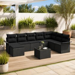 9-Piece Modular Garden Sofa Set Specifications and Details