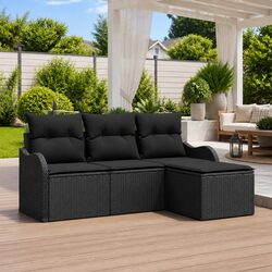4-Piece Modular Garden Sofa Set Specifications and Details
