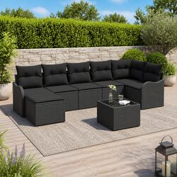 8 Piece Modular Garden Sofa Set Specifications and Details