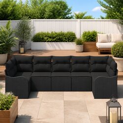Specifications of 7-Piece Garden Sofa Set with Storage