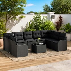 10-Piece Modular Garden Sofa Set - Specs and Details