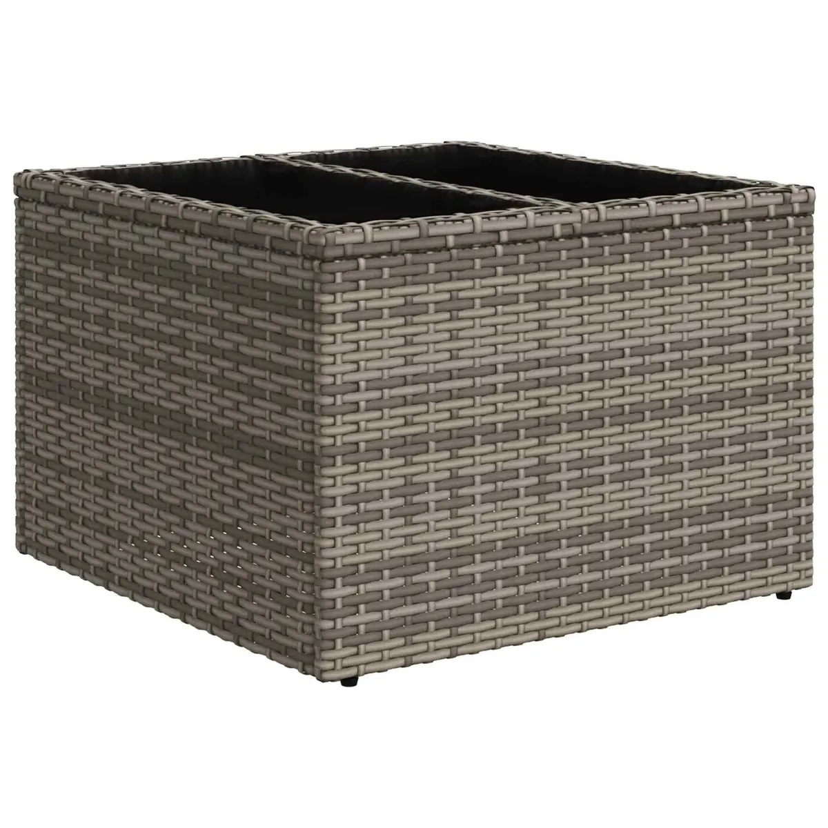 Outdoor Garden Sofa Set 5 Pieces Modular Seating with Storage Grey