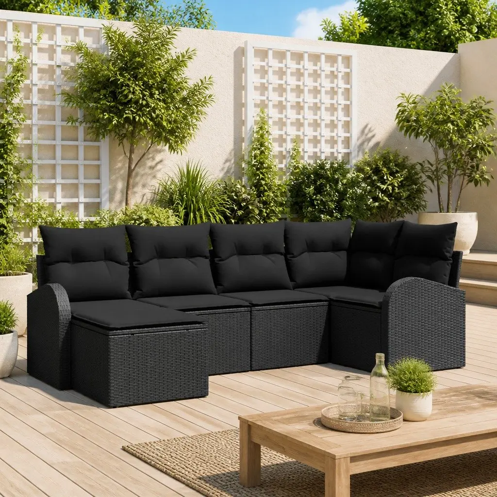 6-Piece Modular Garden Sofa Set
