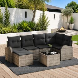7-Piece Modular Garden Sofa Set Specifications