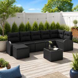 8-Piece Outdoor Sofa Set Specifications and Features