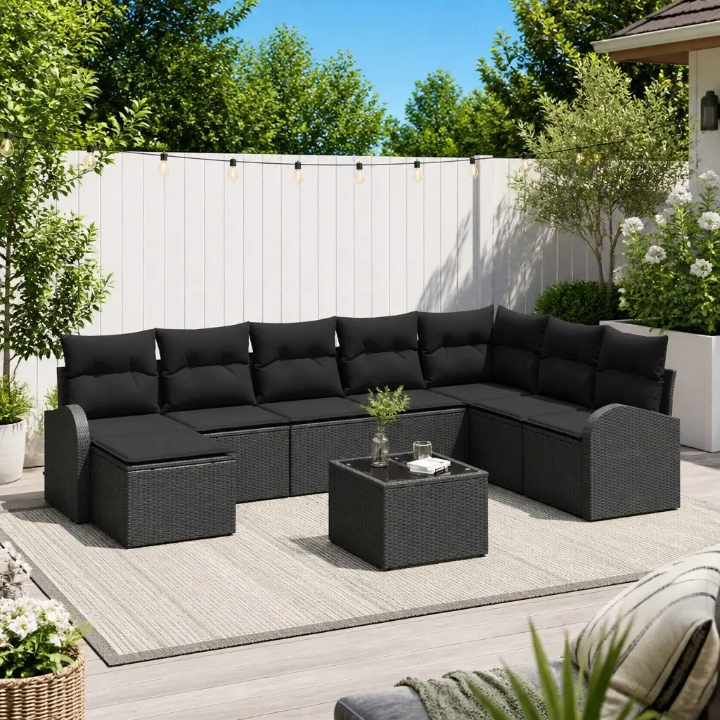 9-Piece Modular Garden Sofa Set