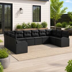 Detailed Specifications of 10 Piece Modular Garden Sofa Set