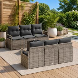7-Piece Modular Garden Sofa Set - Specifications and Details