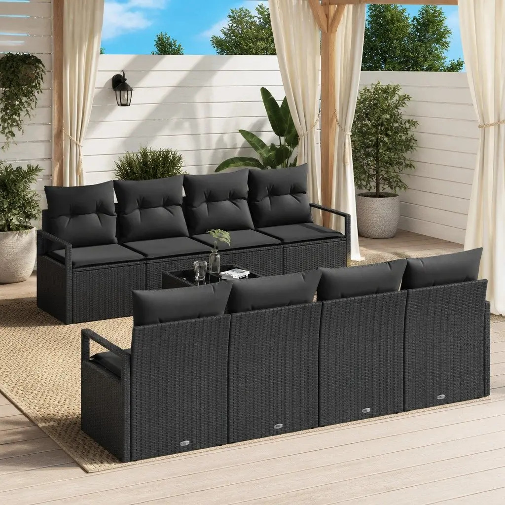 9-Piece Modular Patio Sofa Set