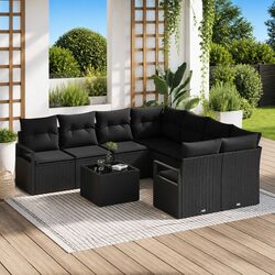 9-Piece Outdoor Sofa Set: Dimensions & Specs