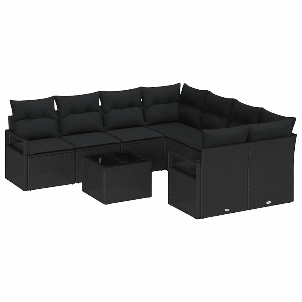 Outdoor Sofa Set 9 Piece Garden Patio Furniture Modular Rattan Seating with