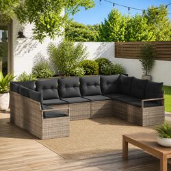 9-Piece Outdoor Sofa Set Specifications and Features