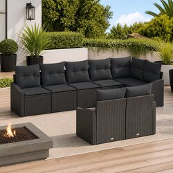 Specifications of 8-Piece Outdoor Garden Sofa Set