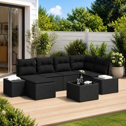 Specifications of 6 Piece Modular Garden Sofa Set