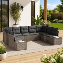 9-Piece Modular Garden Sofa Set Specifications
