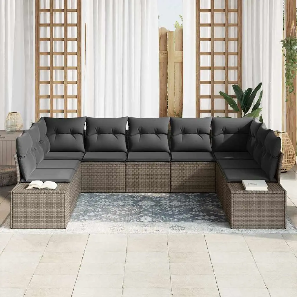 9-Piece Modular Garden Sofa Set