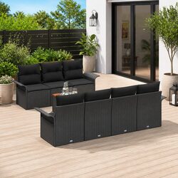 8-Piece Modular Garden Sofa Set Specifications
