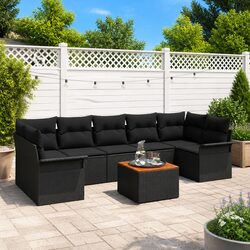 Specifications of 8-Piece Modular Garden Sofa Set