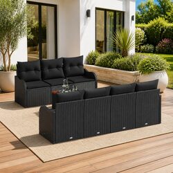 Specifications of 8-Piece Garden Sofa Set for Patios