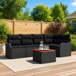 Garden Sofa Set: 6-Piece Modular Outdoor Furniture