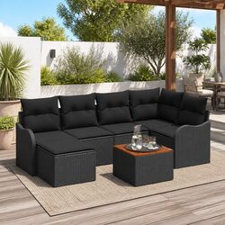 7-Piece Modular Garden Sofa Set: Specs & Features