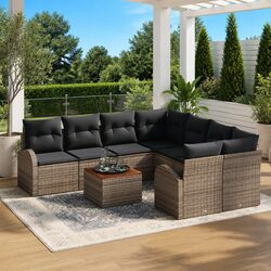 Specifications of the 9-Piece Garden Sofa Set
