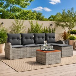 6-Piece Garden Sofa Set: Specifications & Features