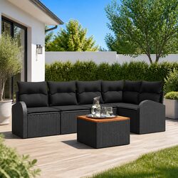 6-Piece Modular Garden Sofa Set: Specs & Details