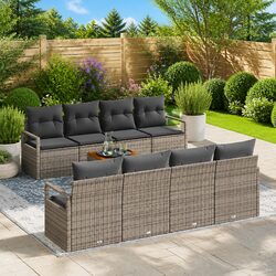 Specifications of the 9-Piece Modular Grey Sofa Set
