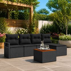 Specifications for 6-Piece Modular Garden Sofa Set
