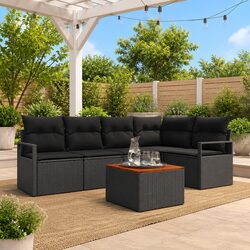 6-Piece Modular Garden Sofa Set Specifications