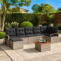 Specifications for 8-Piece Modular Outdoor Sofa Set