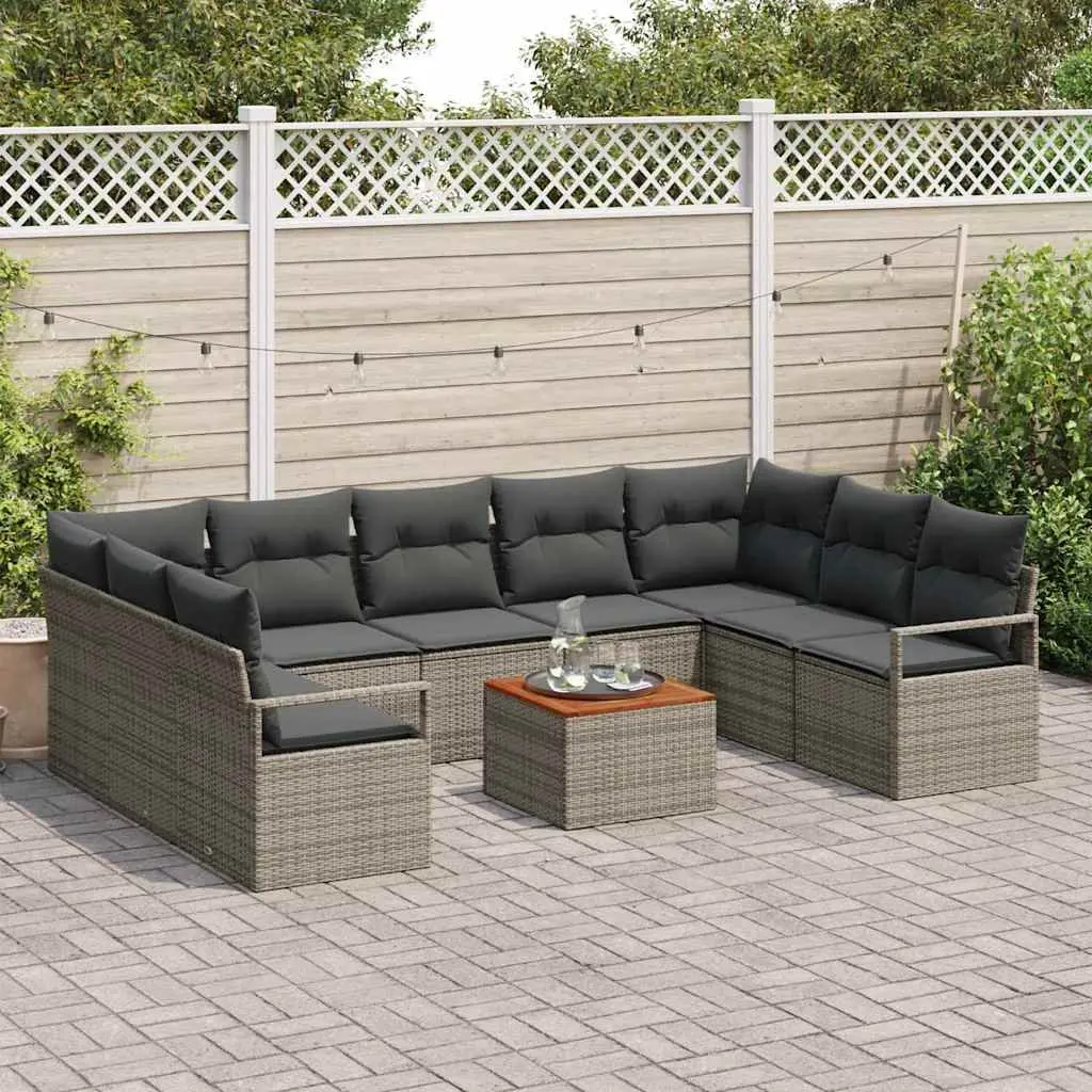 10-Piece Modular Garden Sofa Set