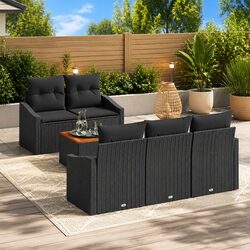 Specifications for 6-Piece Outdoor Garden Sofa Set