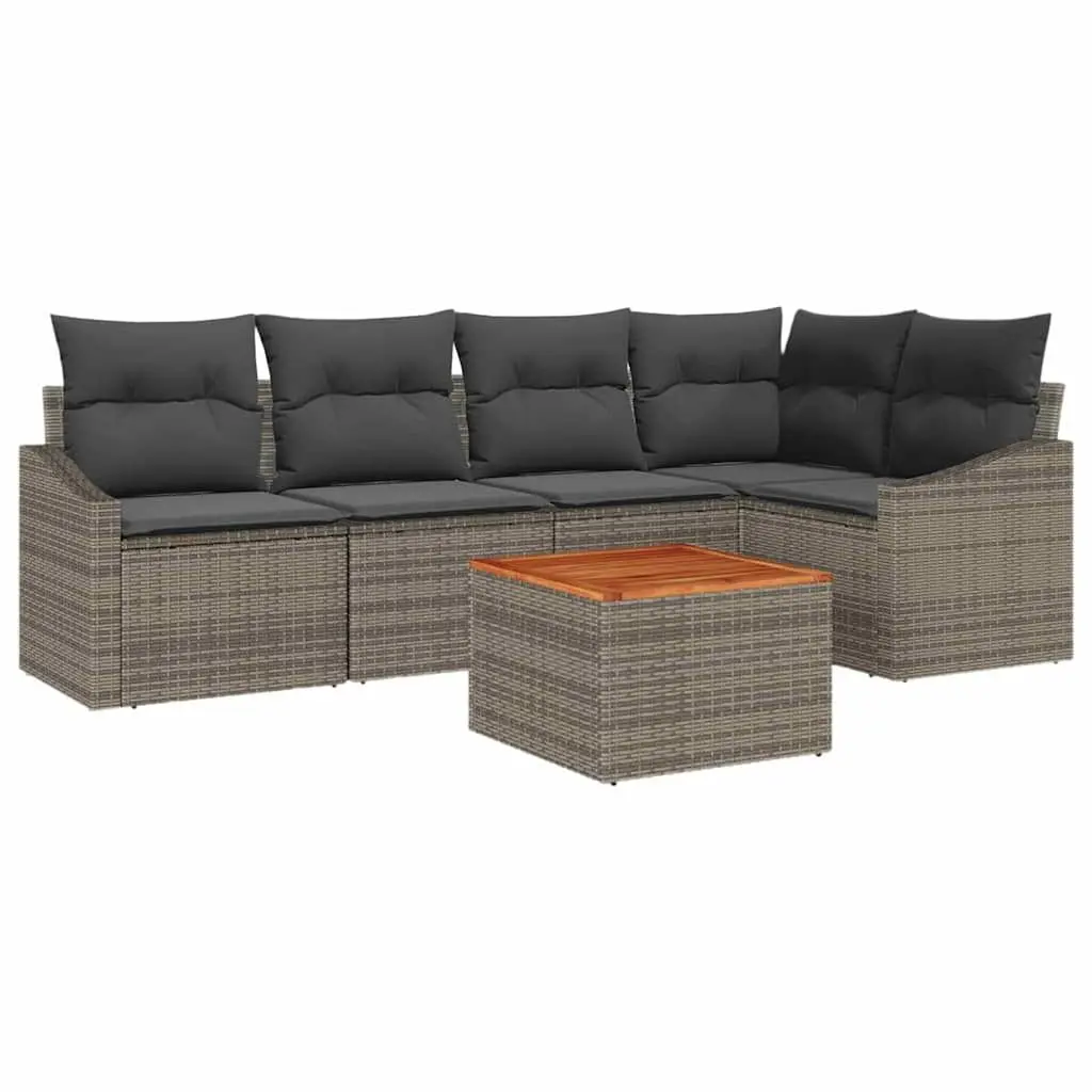 6-Piece Modular Garden Sofa Set