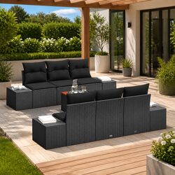 7-Piece Modular Garden Sofa Set Specifications and Features