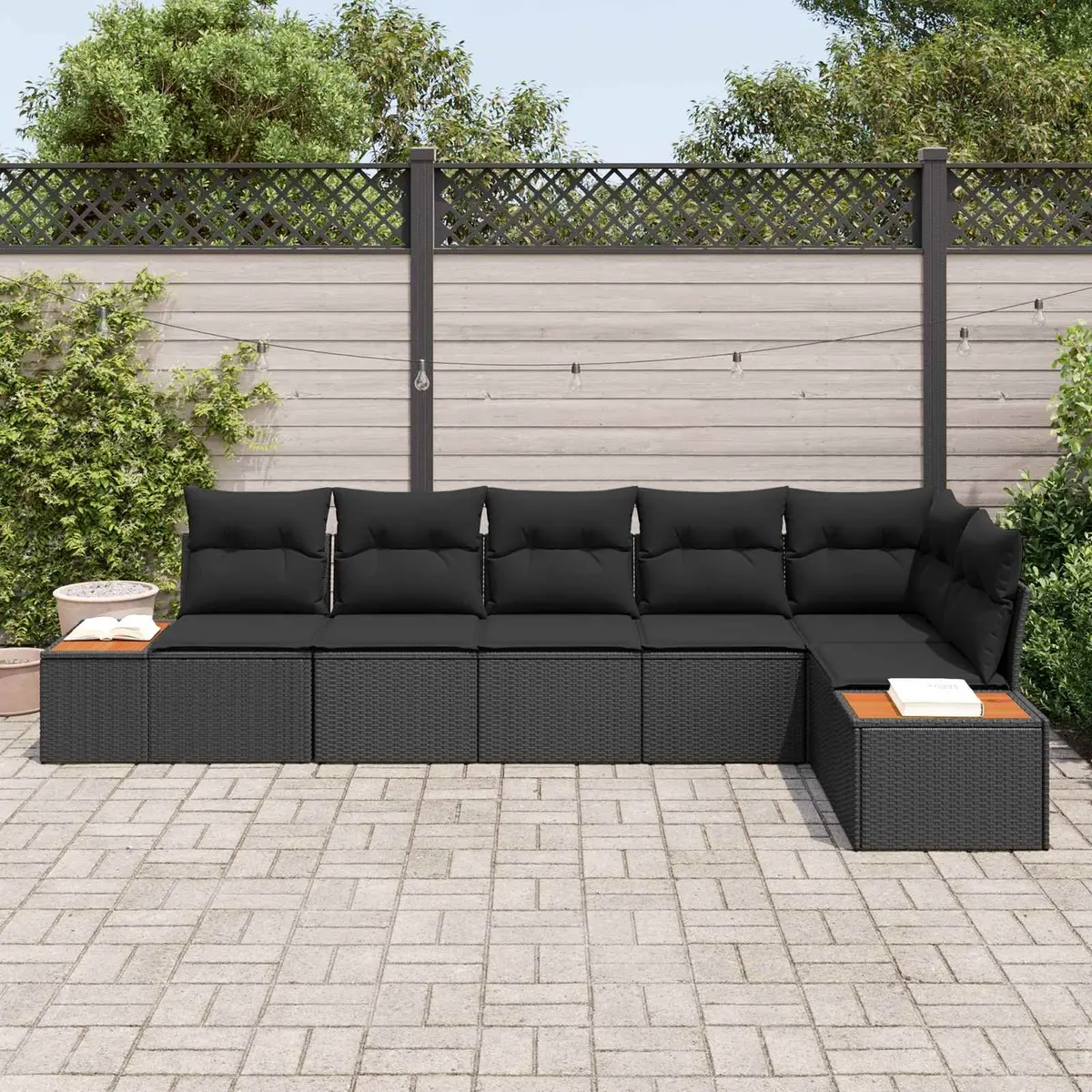 6-Piece Modular Garden Sofa Set
