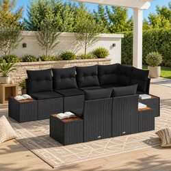 Specifications of 7-Piece Modular Sofa Set for Outdoors
