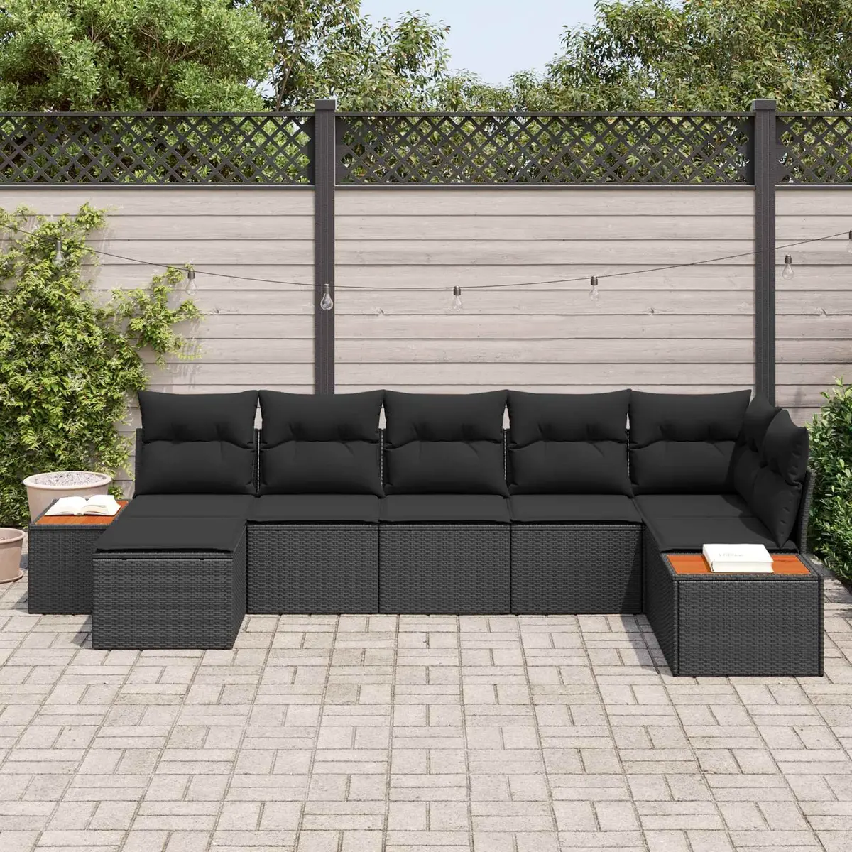 8-Piece Modular Outdoor Sofa Set