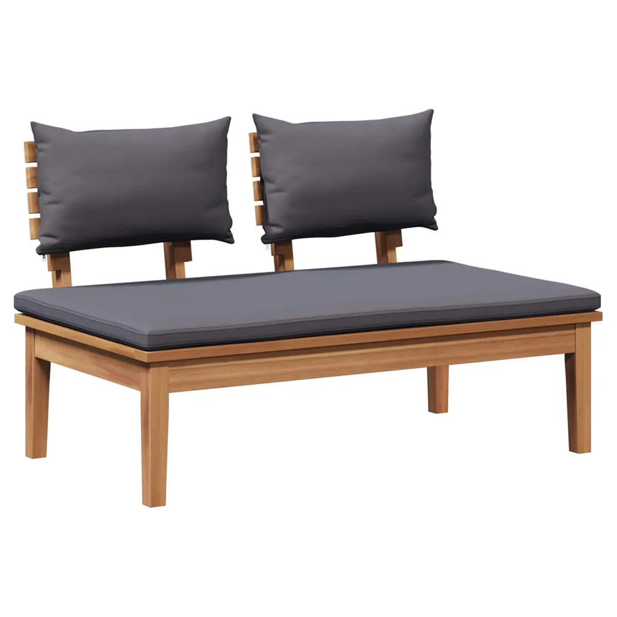 5 Piece Modular Garden Sofa Set with Teak Wood Frame