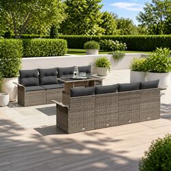 Specifications of Grey Modular Garden Sofa Set 9 Pieces