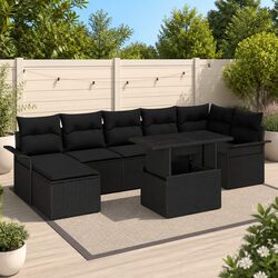 8-Piece Modular Garden Sofa Set Specifications and Details