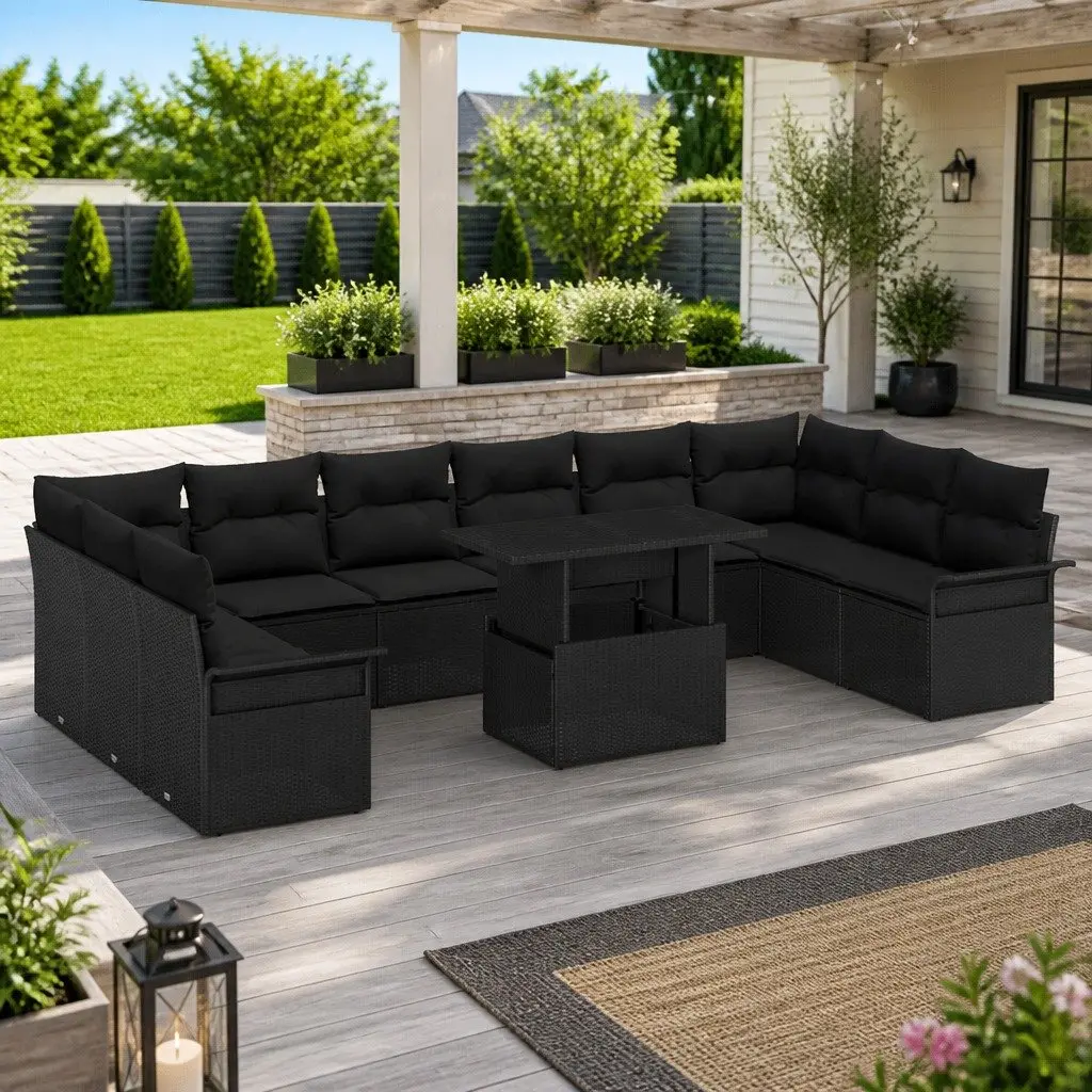 Modular 11-Piece Garden Sofa Set
