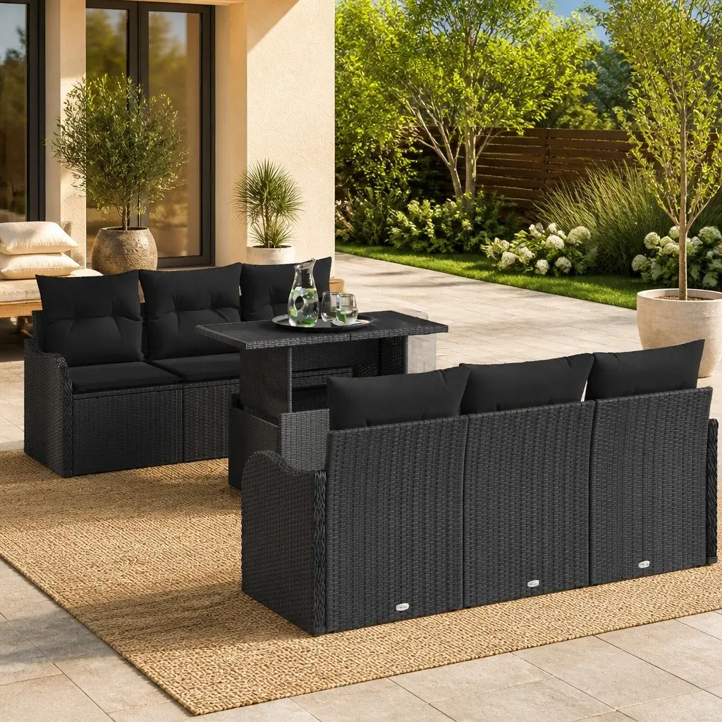 7-Piece Modular Garden Sofa Set