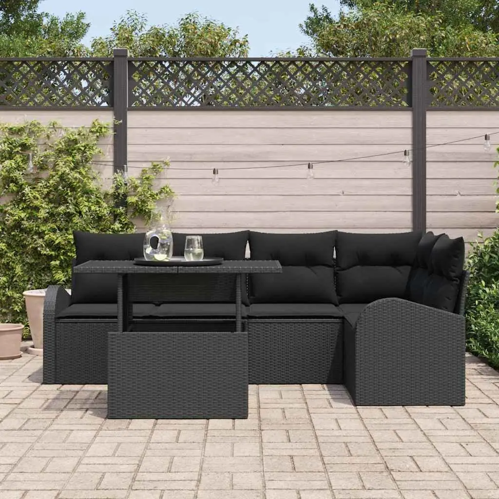 Modular Outdoor Garden Sofa Set, 6 pcs