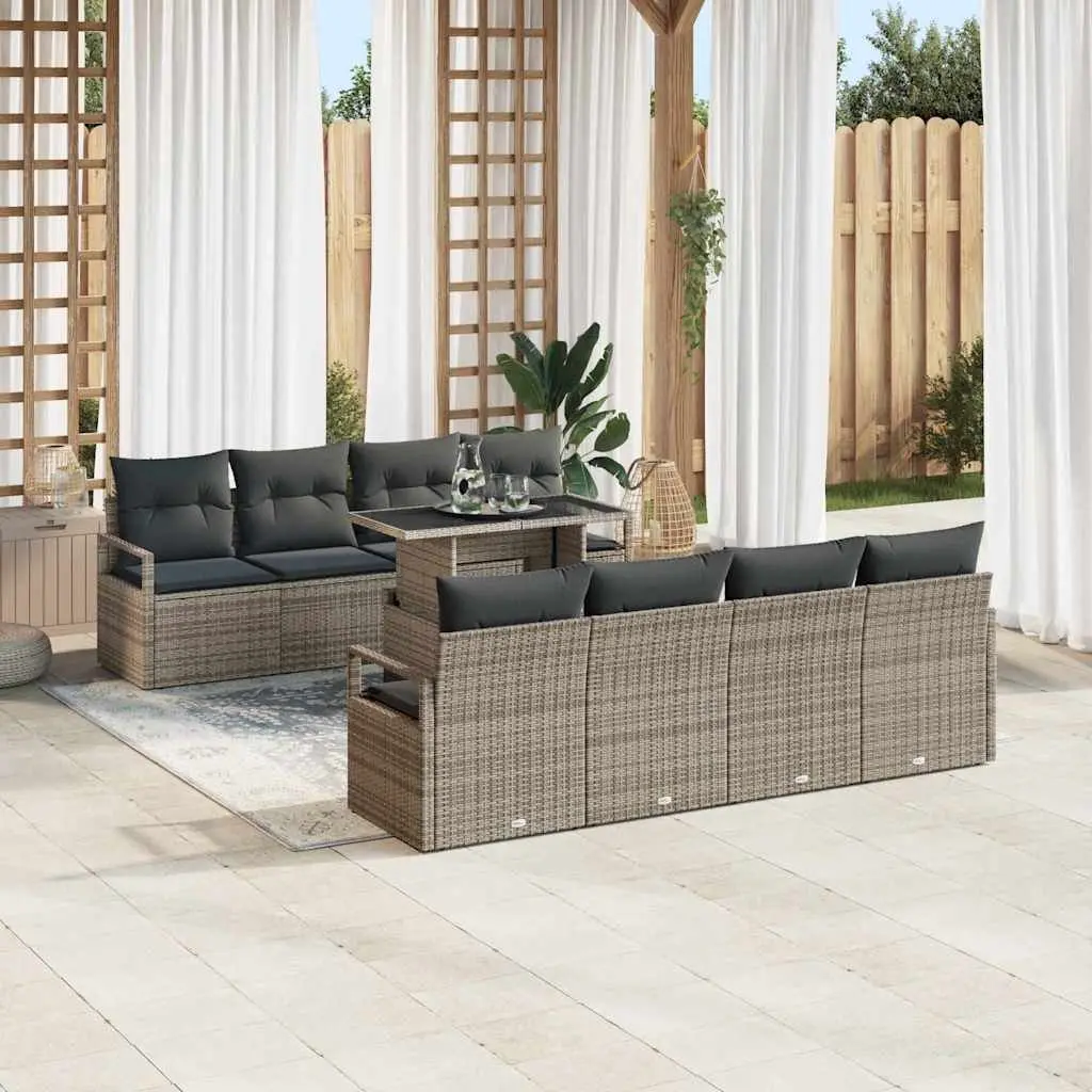 9-Piece Modular Garden Sofa Set