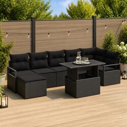 Specifications of 8-Piece Modular Garden Sofa Set