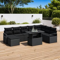 Specifications of 9-Piece Modular Garden Sofa Set