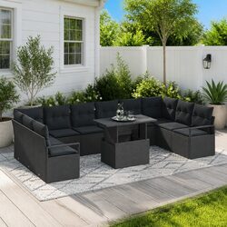 Specifications of the 11 Piece Modular Garden Sofa Set